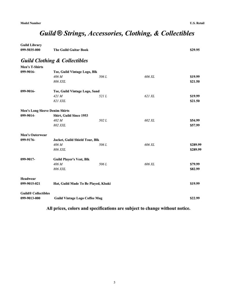 Guild200602PriceListpg07_1600 GAD's Ramblings