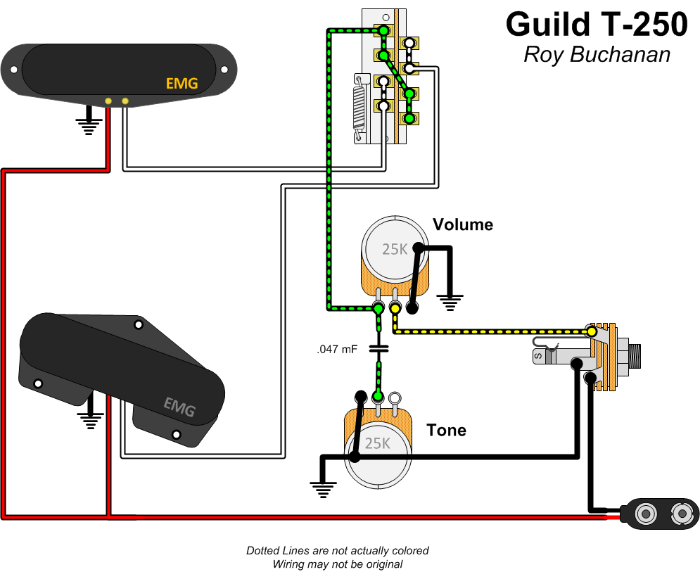 Emg Wiring Diagram For A Telecaster from www.gad.net